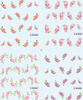Flower Design Water Nail Sticker