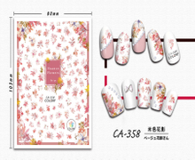 CA-358 3D Flower Nail Sticker