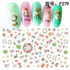 F279 DIY Design 3D Self Adhesive Christmas Nail Art Sticker