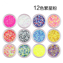 High Quality Nail Gradient Glitter Powder