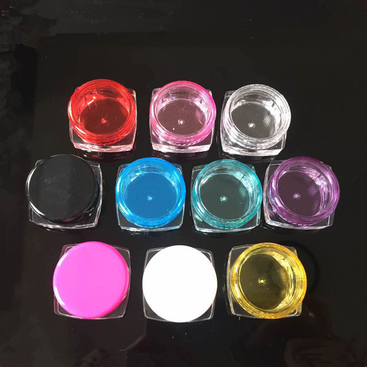 3g/5g square base storage bottle