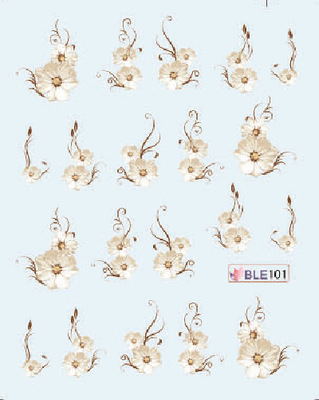 Flower Water Nail Sticker(small)