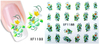 XF1187-1192 Flower Water Nail Sticker
