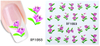 XF1049-1054 Flower Water Nail Sticker
