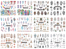 BN901-912 Water Nail Sticker