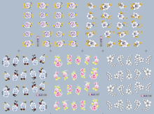 Flower Water Nail Sticker