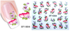 XF1001-1006 Flower Water Nail Sticker