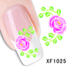 XF1025-1030 Flower Water Nail Sticker