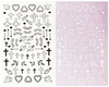 F335 DIY Design 3D Self Adhesive Heart Nail Art Sticker