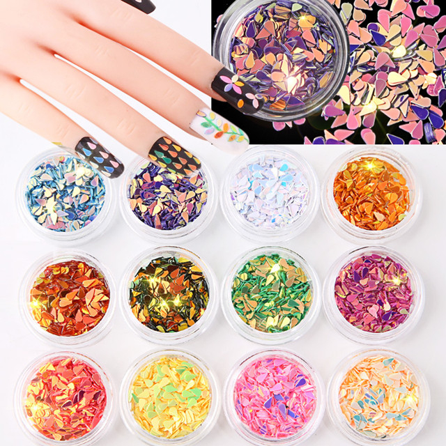 Water Drop Nail Sequin Set