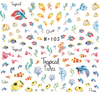 M+ Series Ocean And Fruit Water Nail Sticker 