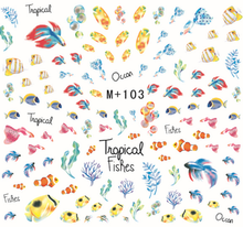 M+ Series Ocean And Fruit Water Nail Sticker 