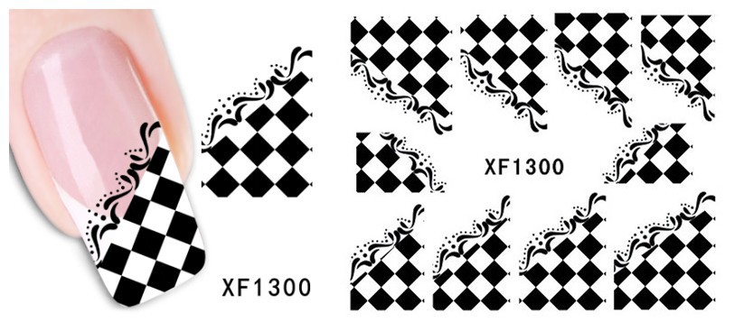 XF1295-1300 Water Nail Sticker