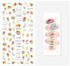 MT033-038 3D Flower Series Nail Art Sticker