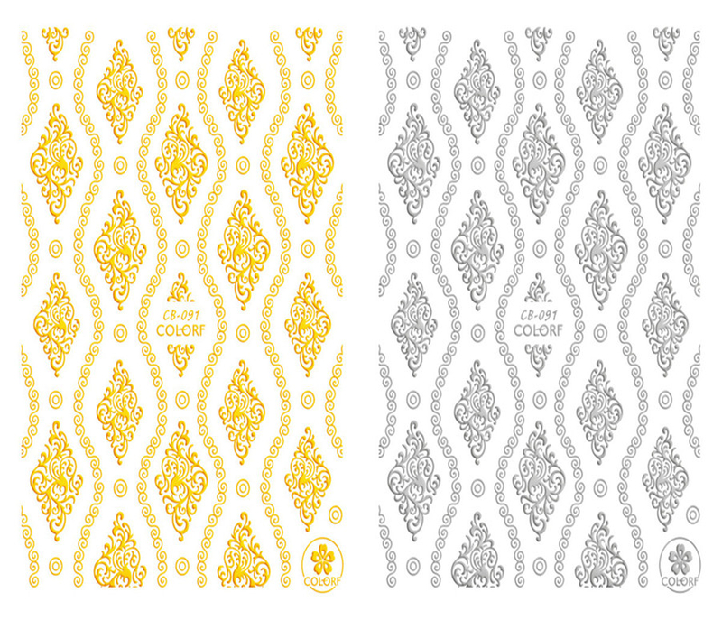 CB-091 3D Totem Nail Art Sticker