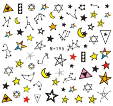 M+190-201 Water Nail Sticker 