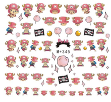 M+338-345 Cartoon Water Nail Sticker 