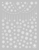 CB-066 3D Snowflake Christmas Nail Sticker