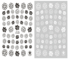 CB-076 3D Flower Nail Art Sticker