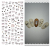 MT013-026 3D Teddy And Animal Series Nail Art Sticker