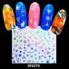 XF6279 3D Metal Nail Art Sticker 