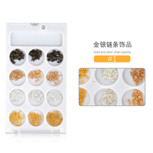 Vintage Fringed Steel Ball Chain Nail Decoration