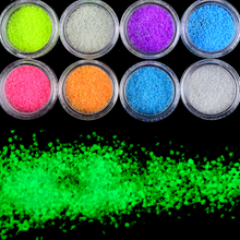 Glow in Dark Nail Decoration in Jar