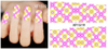XF1516-1521 Cartoon And Lattice Water Nail Sticker