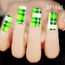 XF1540-1545 Lattice Water Nail Sticker
