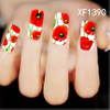 XF1390-1395 Flower Water Nail Sticker
