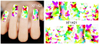 XF1420-1425 Flower Water Nail Sticker