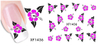 XF1432-1437 Flower Water Nail Sticker