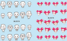 Cartoon Water Nail Sticker