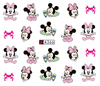 A361-366 Mickey Minnie Water Nail Sticker