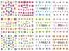 A1057-1068 Flower Water Nail Sticker