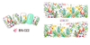 BN019-024 Flower Water Nail Sticker