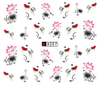 A253-258 Water Nail Sticker