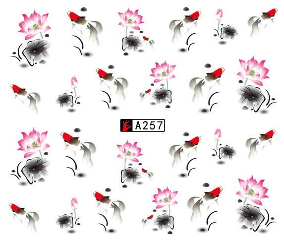 A253-258 Water Nail Sticker