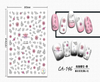 CA-146 3D Black Line Drawing Cherry Blossom Nail Sticker