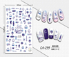 CA-299 3D Blue Ocean Series Nail Sticker