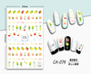 CA-074 3D Cool Summer Drink Nail Sticker