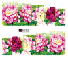 A151-156 Flower Water Nail Sticker