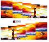 A169-174 Abstract Painting Water Nail Sticker