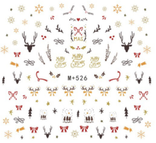 M+522-530 Christmas Water Nail Sticker 