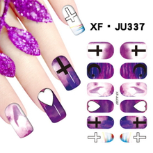 JU337 Full Cover Nail Polish Sticker 