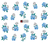 A199-204 Flower Water Nail Sticker