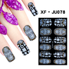 JU078 Full Cover Lace Nail Polish Sticker 