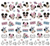 M+551-557 Mickey Mouse Cartoon Water Nail Sticker 