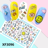 XF3096 3D Self Adhesive Nail Sticker 