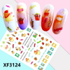 XF3124 3D Self Adhesive Christmas Nail Sticker 